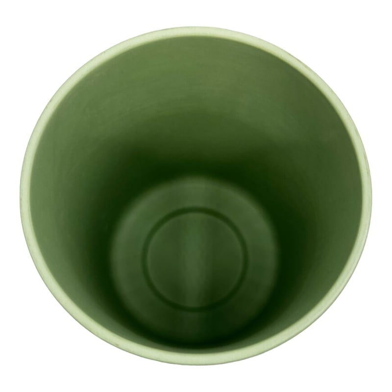 Pemberly Row 12-inch Tall Modern Ceramic Flower Vase in Green