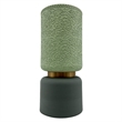 Pemberly Row 12-inch Tall Modern Ceramic Flower Vase in Green