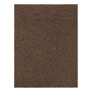Pemberly Row 120&quotx168&quot Polypropylene Fabric Rug in Mocha Brown