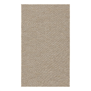 Pemberly Row Modern / Contemporary 36&quotx60&quot Fabric Rug in Natural