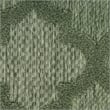Pemberly Row Contemporary Easy Care Green Fabric Area Rug (4'x6')