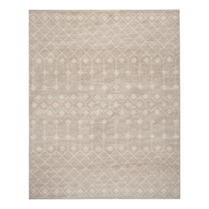 Pemberly Row Transitional Beige Fabric Bohemian Area Rug (5'x7')