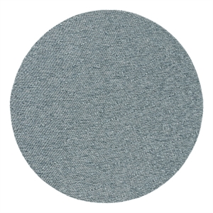 Pemberly Row 96&quotx96&quot Round Contemporary Fabric Rug in Aqua Blue