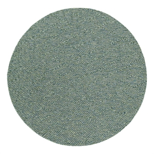 Pemberly Row 96&quotx96&quot Round Contemporary Fabric Rug in Green/Blue