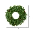 Pemberly Row Traditional Decorative 72-inch Pine Wreath 1100T 40 Cones