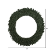 Pemberly Row Traditional Decorative 60-inch Lush Fir Wreath 780 Tips