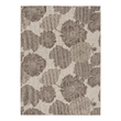Pemberly Row Home Garden Oasis 6'x9' Fabric Natural Area Rug