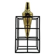 Pemberly Row Contemporary 11-inch Tall Amphora Cage Vase for Flowers