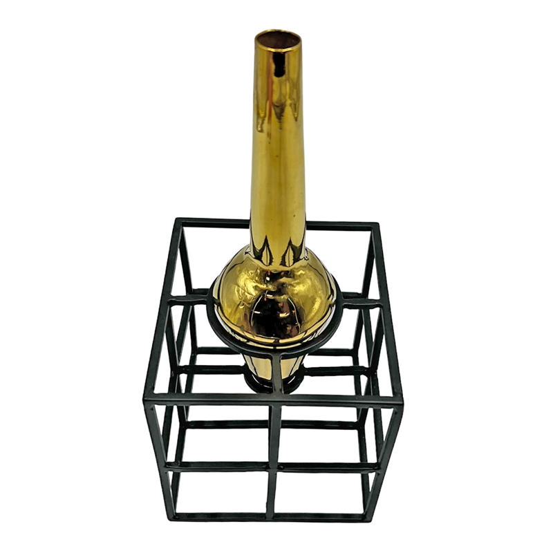 Pemberly Row Contemporary 9-inch Tall Amphora Cage Vase for Flowers