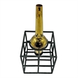Pemberly Row Contemporary 9-inch Tall Amphora Cage Vase for Flowers