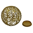 Pemberly Row Contemporary 6-inch High Fir Leaf Tea-light Holder