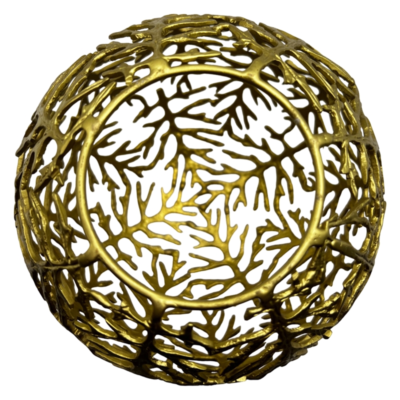 Pemberly Row Contemporary 6-inch High Fir Leaf Tea-light Holder