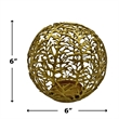 Pemberly Row Contemporary 6-inch High Fir Leaf Tea-light Holder