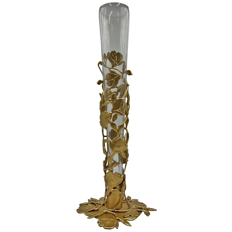 Pemberly Row Contemporary 19-inch High Tulip Cone Vase for Flowers