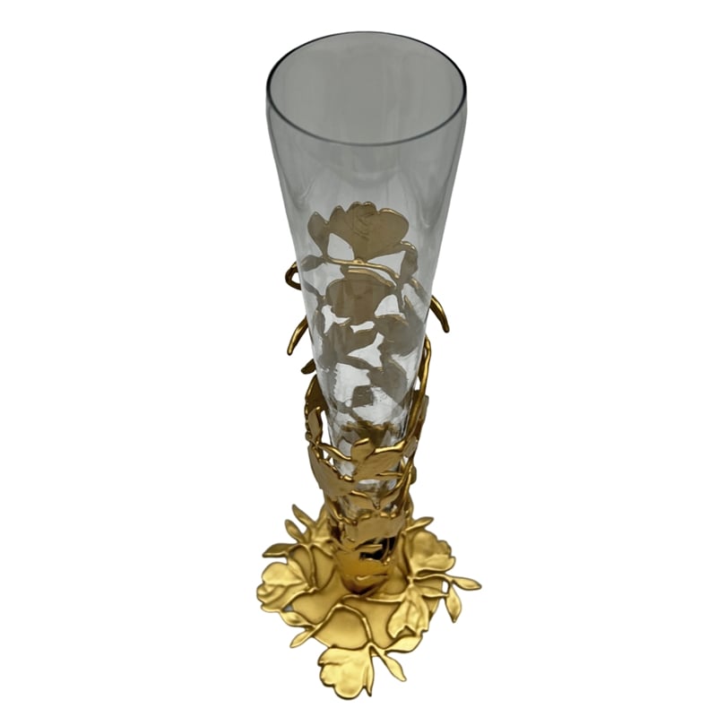 Pemberly Row Contemporary 19-inch High Tulip Cone Vase for Flowers