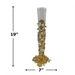 Pemberly Row Contemporary 19-inch High Tulip Cone Vase for Flowers