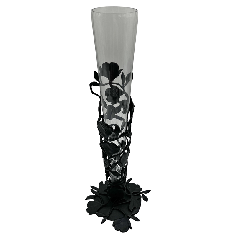 Pemberly Row Contemporary 19-inch High Tulip Cone Vase for Flowers