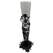 Pemberly Row Contemporary 19-inch High Tulip Cone Vase for Flowers