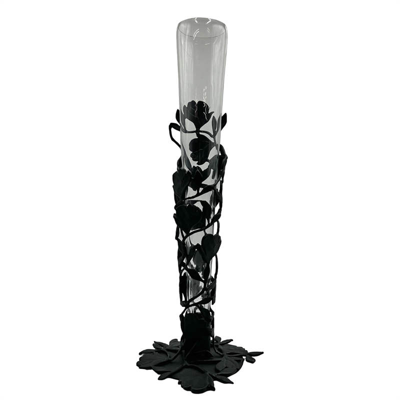 Pemberly Row Contemporary 19-inch High Tulip Cone Vase for Flowers