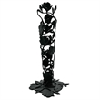 Pemberly Row Contemporary 19-inch High Tulip Cone Vase for Flowers