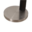 Pemberly Row 1 Light Arc Floor Lamp Matte Black & Satin Nickel