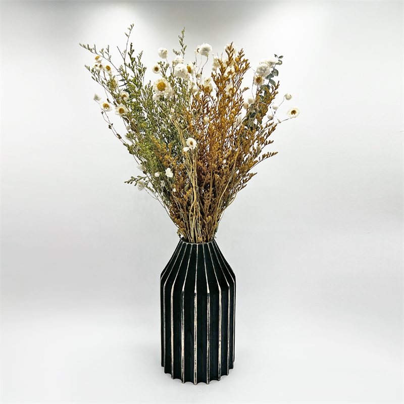 Pemberly Row 10-inch High Real Preserved Mixed Bouquets in Small Size