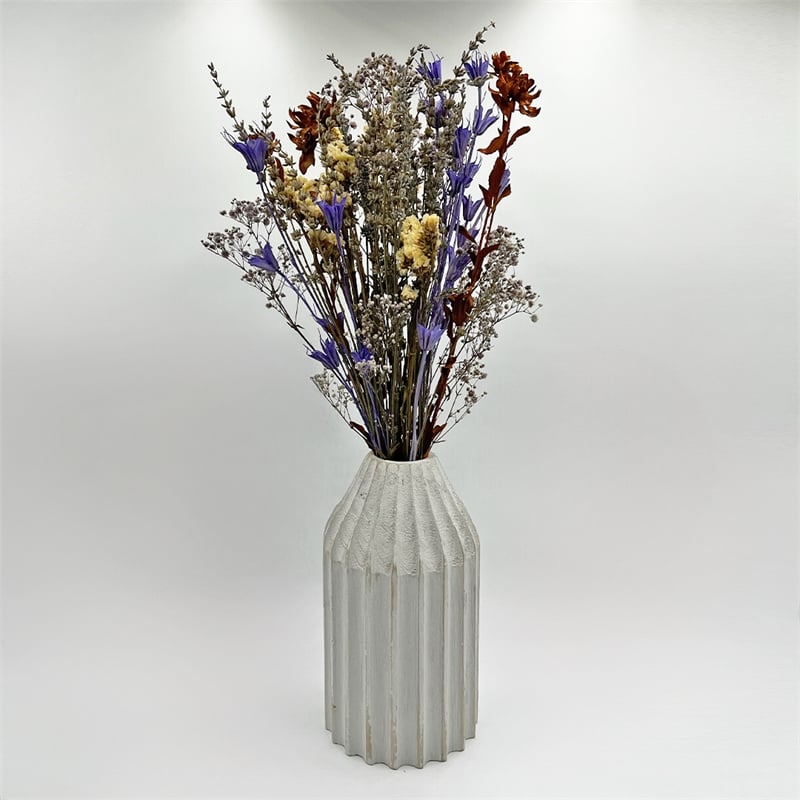 Pemberly Row 10-inch High Real Preserved Mixed Bouquets in Small Size