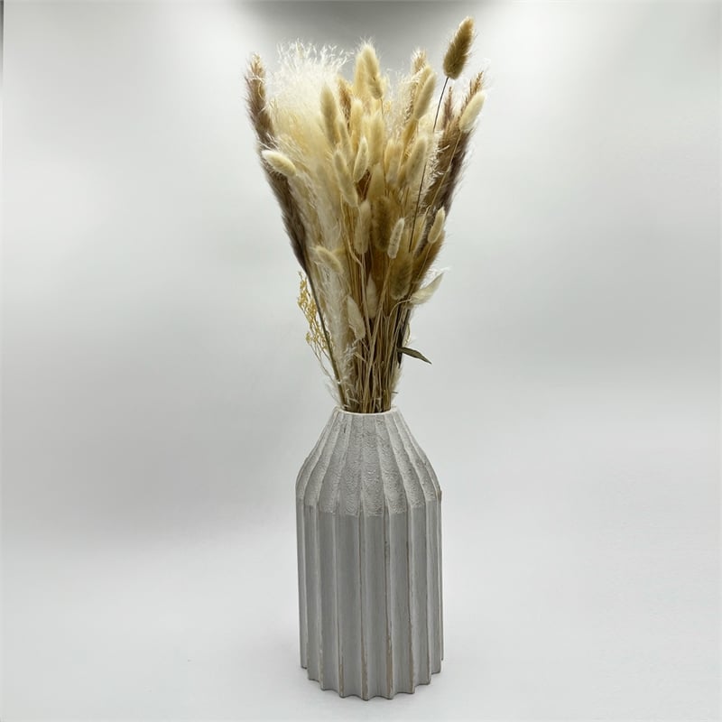 Pemberly Row 10-inch High Real Preserved Mixed Bouquets in Small Size