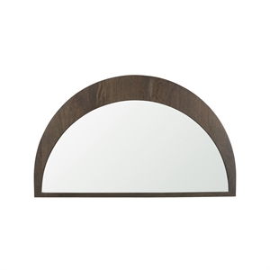 Pemberly Row Modern / Contemporary Dark Brown Wood Small Mirror