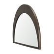 Pemberly Row Modern / Contemporary Dark Brown Wood Small Mirror