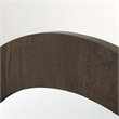 Pemberly Row Modern / Contemporary Dark Brown Wood Small Mirror