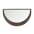 Pemberly Row Modern / Contemporary Dark Brown Wood Small Mirror