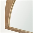 Pemberly Row Modern / Contemporary Light Brown Wood Small Mirror
