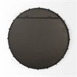 Pemberly Row Modern / Contemporary Large Black Finish Wall Mirror