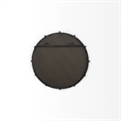 Pemberly Row Modern / Contemporary Small Black Finish Wall Mirror