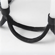 Pemberly Row Modern / Contemporary Round Candle Holder in Black