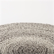 Pemberly Row Contemporary 30Lx30Wx15H Dark Gray 4 Legged Wool Stool