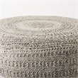 Pemberly Row Contemporary 30Lx30Wx15H Dark Gray 4 Legged Wool Stool