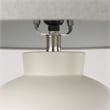 Pemberly Row 20Lx20Wx33.5H Cream Base with White Shade Table Lamp