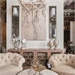 Pemberly Row 12.2X55 Black Metal with White Fabric Shade Rectangular Wall Sconce