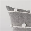 Pemberly Row 20x20 Navy And Cream With White Detail Decorative Pillow Cover