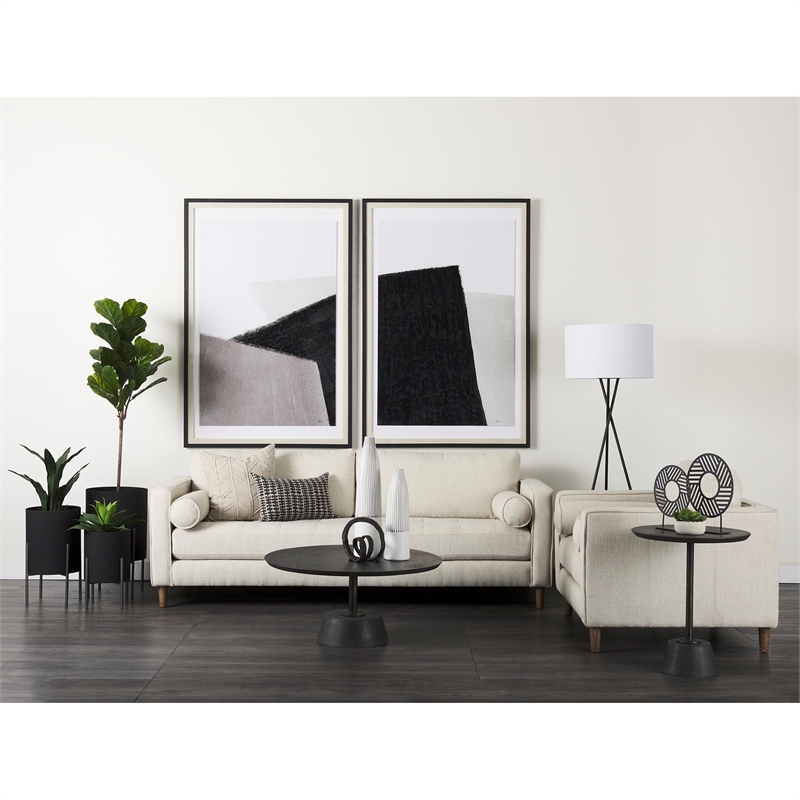 Pemberly Row Modern / Contemporary Black Plant Stands (Set of 3)