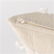 Pemberly Row 13x21 Cream With White Detail Decorative Pillow Cover