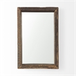 Pemberly Row 12Lx2Wx18H Brown Wood Frame Rectangular Wall Mirror