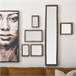 Pemberly Row 12Lx2Wx18H Brown Wood Frame Rectangular Wall Mirror
