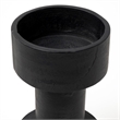 Pemberly Row 3.9Lx3.9Wx10.6H Black Metal Table Candle Holders