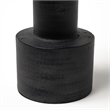 Pemberly Row 3.9Lx3.9Wx10.6H Black Metal Table Candle Holders
