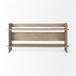 Pemberly Row Modern / Contemporary Light Gray Wood Console Table