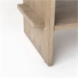 Pemberly Row Modern / Contemporary Light Gray Wood Console Table