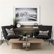 Pemberly Row Modern / Contemporary Light Gray Wood Console Table